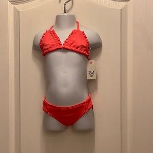BILLABONG NEON ORANGE SIZE 4 BIKINI